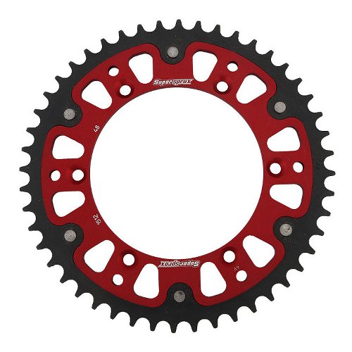 Supersprox Stealth rueda de cadena 520 - 48Z (rojo)