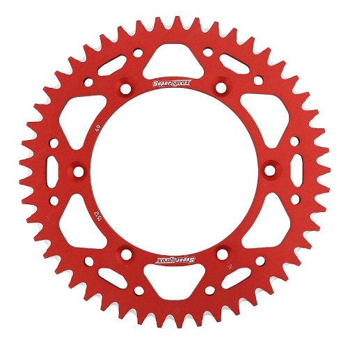 Supersprox Aluminium Chain wheel 520 - 49Z (red)