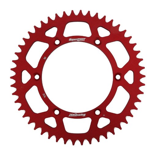 Supersprox Aluminium Chain wheel 520 - 50Z (red)