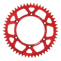 Supersprox aluminio rueda de cadena 520 - 51Z (rojo)