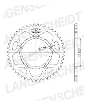 Supersprox Aluminium Chain wheel 520 - 41Z (silver)