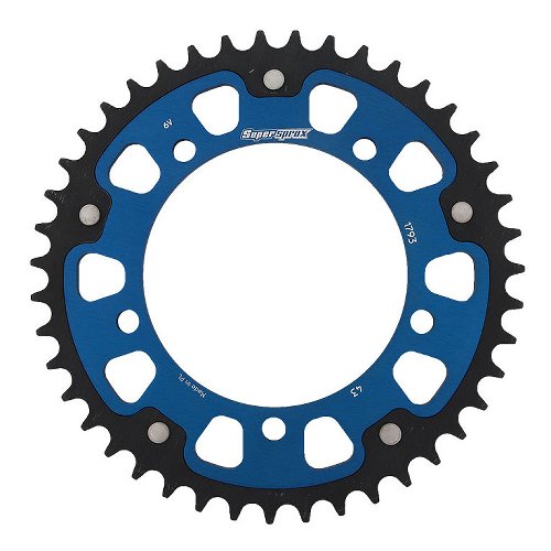 Supersprox Stealth Chain wheel 520 - 43Z (blue)