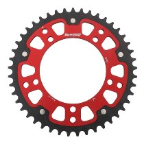 Supersprox Stealth rueda de cadena 520 - 45Z (rojo)