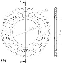 Supersprox Stealth rocchetto per catena 530 - 42Z (azurro)