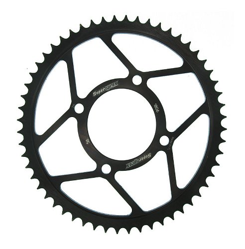 Supersprox acciaio rocchetto per catena 428 - 56Z (nero)