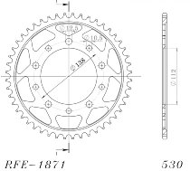 Supersprox Steel Chain wheel 530 - 41Z (black)