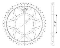 Supersprox acciaio rocchetto per catena 525 - 40Z (nero)