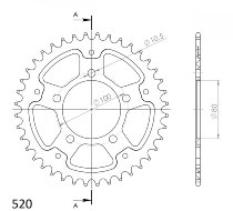 Supersprox Stealth-Kettenrad 520 - 38Z (silber)