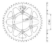 Supersprox Steel Chain wheel 420 - 52Z (black)