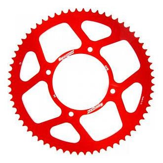 Supersprox aluminio rueda de cadena 420 - 64Z (rojo)