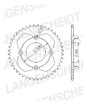 Supersprox acier roue d`entrainement 428 - 41Z (noir)