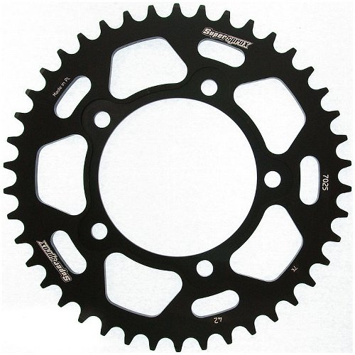 Supersprox aluminium roue d`entrainement 520 - 42Z (noir)