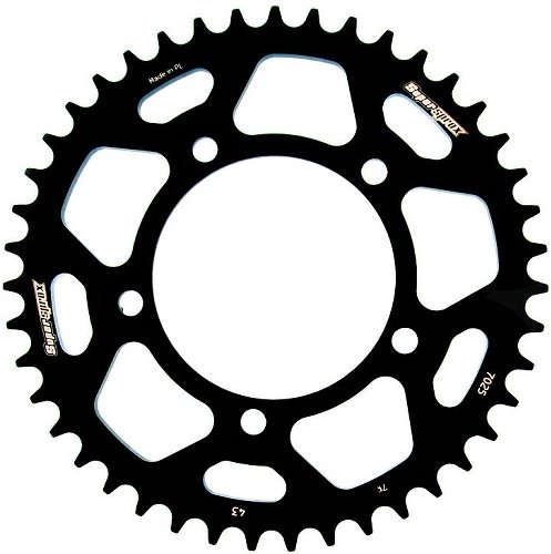 Supersprox Aluminium Chain wheel 520 - 43Z (black)