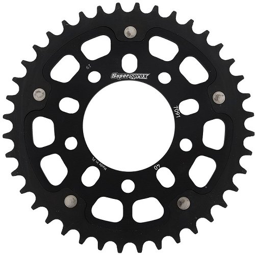 Supersprox Stealth rocchetto per catena 520 - 40Z (nero)