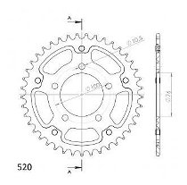 Supersprox Stealth rocchetto per catena 520 - 41Z (nero)