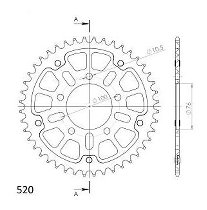 Supersprox Stealth roue d`entrainement 520 - 44Z (rouge)