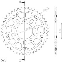 Supersprox Stealth rocchetto per catena 525 - 41Z (nero)