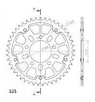 Supersprox Stealth rocchetto per catena 525 - 45Z (rosso)