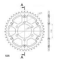 Supersprox Stealth Chain wheel 525 - 43Z (black)