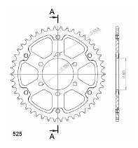 Supersprox Stealth Chain wheel 525 - 46Z (red)