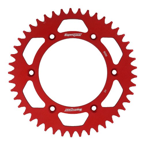 Supersprox Aluminium Chain wheel 520 - 45Z (red)