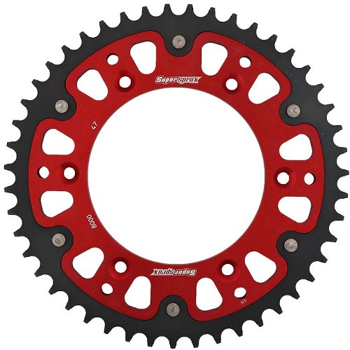 Supersprox Stealth rocchetto per catena 520 - 47Z (rosso)