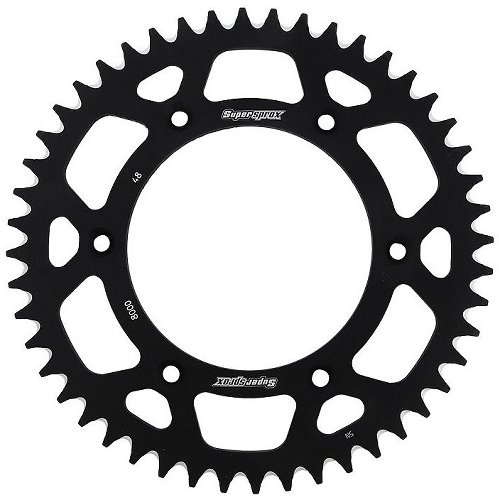 Supersprox aluminium roue d`entrainement 520 - 48Z (noir)