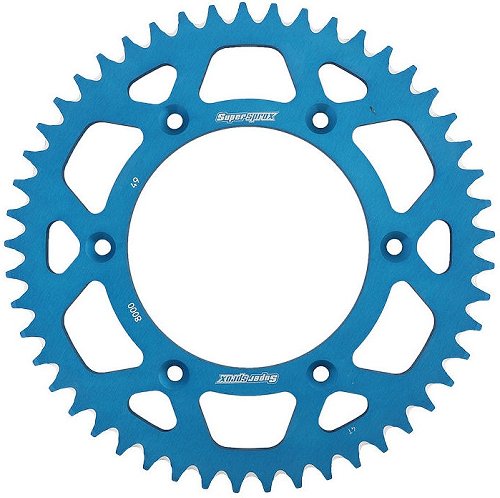 Supersprox alluminio rocchetto per catena 520 - 49Z (azurro)