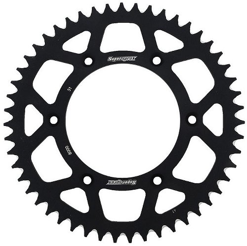 Supersprox aluminium roue d`entrainement 520 - 51Z (noir)