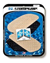 Stompgrip Volcano, clear/black - Yamaha YZF-R6 RJ11 / Suzuki