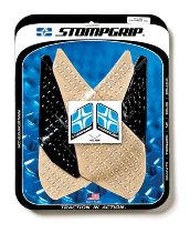 Stompgrip Volcano, klar/schwarz - Yamaha YZF-R1 07-08