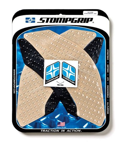 Stompgrip Volcano, klar/schwarz - Yamaha XJ6 / Diversion / F