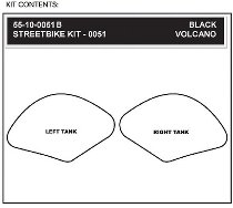 Stompgrip Volcano, black - BMW R 1200 GS / Suzuki SV650,