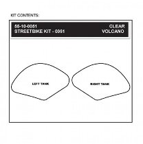 Stompgrip Volcano, clear - BMW R 1200 GS / Suzuki SV650,