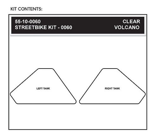 Stompgrip Volcano, clear - Honda / KTM / Suzuki / Yamaha