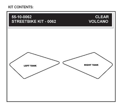 Stompgrip Volcano, klar - BMW F 800 GT, R 1200 GS / KTM 950,