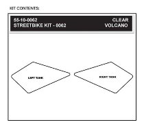 Stompgrip Volcano, clear - BMW F 800 GT, R 1200 GS / KTM