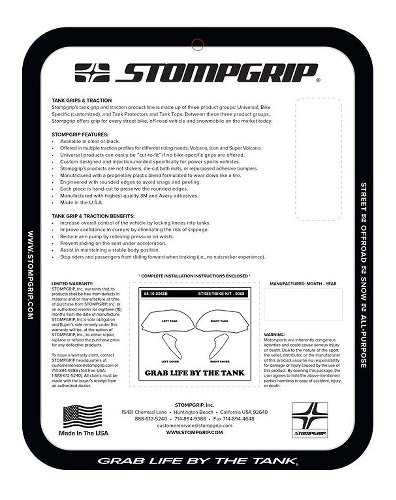 Stompgrip Volcano, black - Ducati 899 / 959 / 1199 / 1299 /