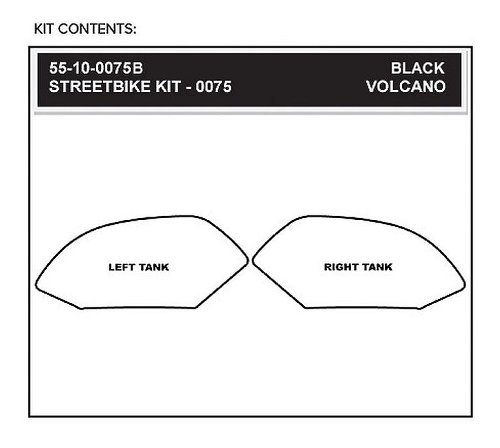 Stomgrip Volcano black, Aprilia RSV4 / Tuono V4