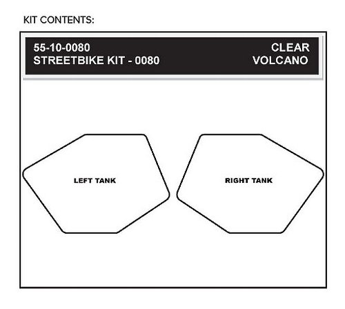 Stompgrip Volcano, klar - BMW K 1200 / 1300 R