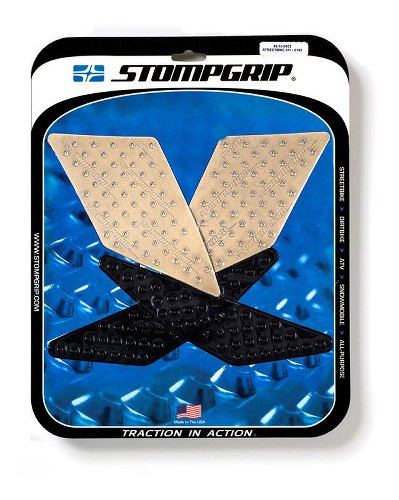 Stompgrip Volcano, clear/black - Yamaha MT-09 Tracer 15-