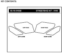 Stompgrip Volcano, black - BMW R 1200 R, 1250 R