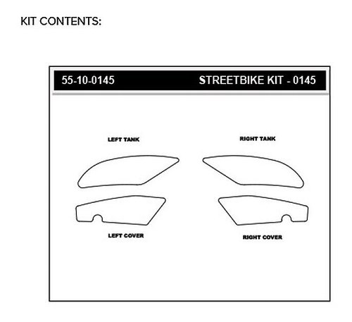 Stompgrip Volcano, schwarz - Yamaha YZF-R6 17-