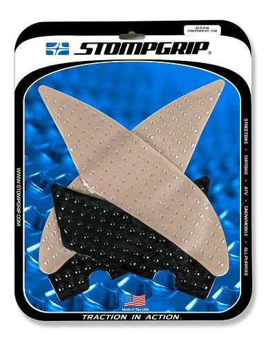 Stompgrip Volcano, clear/black - Yamaha YZF-R6 17-