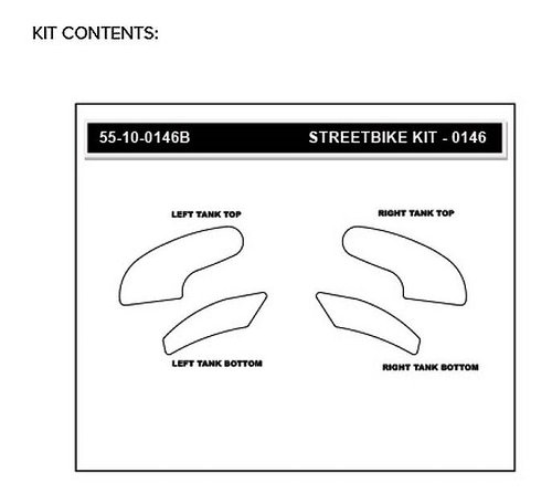 Stompgrip Volcano, black - Ducati SuperSport 2017 - 2020