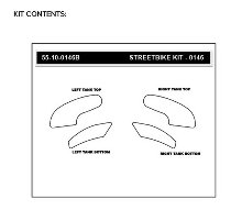 Stompgrip Volcano, black - Ducati SuperSport 2017 - 2020