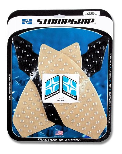 Stompgrip Super Volcano, clear/black - BMW S 1000 RR 09-14 /