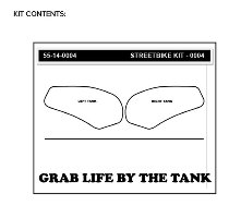 Stompgrip Icon, klar - Yamaha YZF-R6 03-05