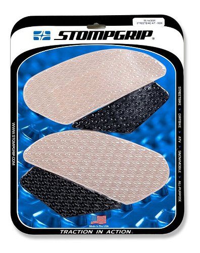 Stompgrip Icon, clear/black - Yamaha YZF-R6 RJ11 / Suzuki