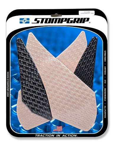 Stompgrip Icon, clear/black - Yamaha YZF-R1 07-08